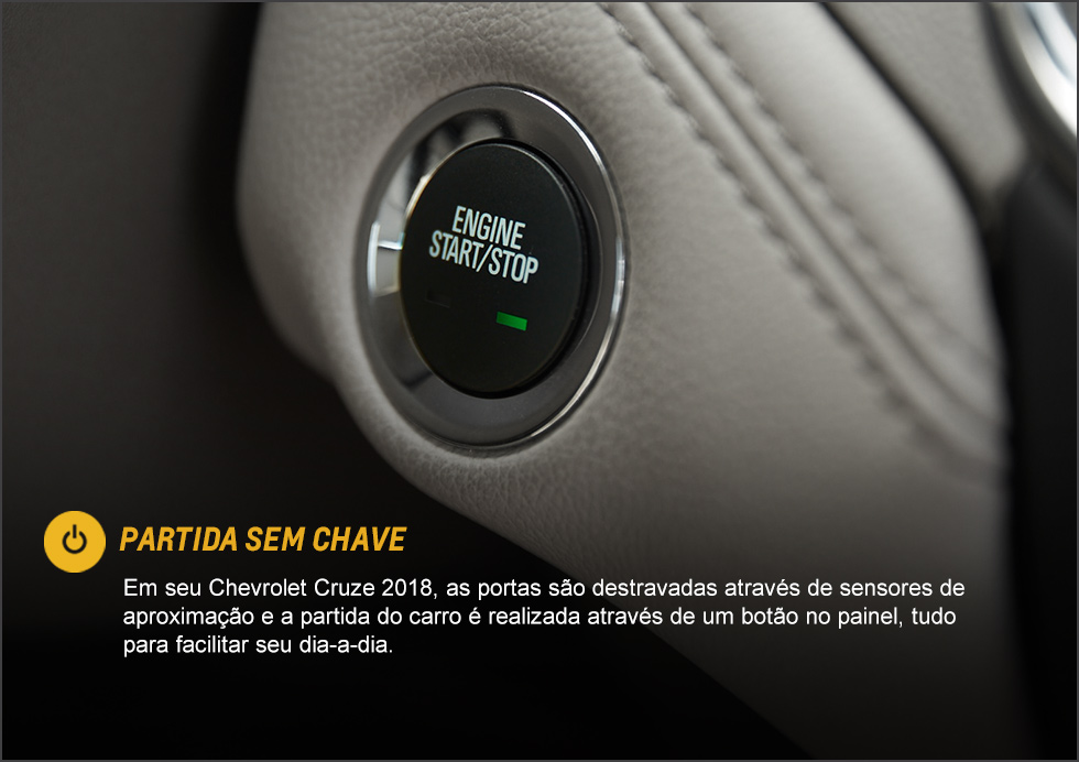 Cruze - partida sem chave - Dig Chevrolet